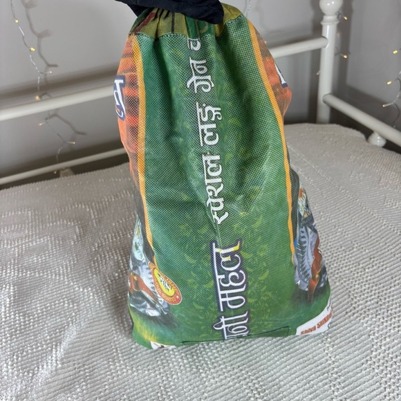Flying High Backpack Patchwork Reversible Cotton Rice Pack Festival Travel Gift main image 10